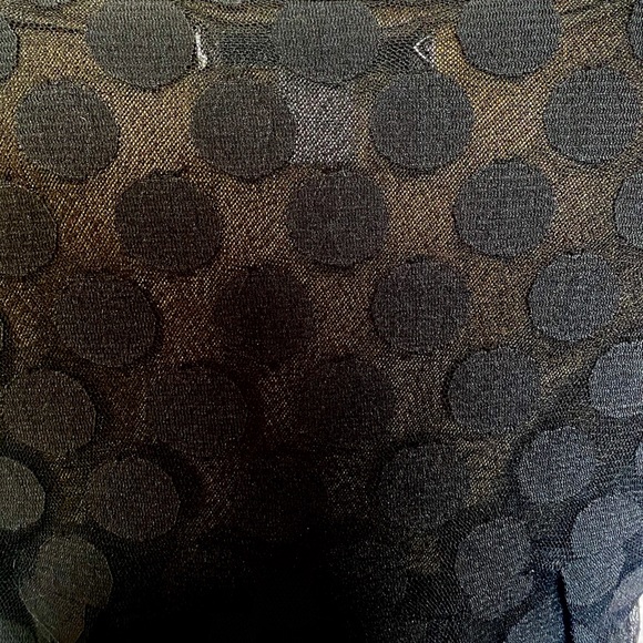 KENNETH COLE Black Polka Dot Top - Picture 6 of 8